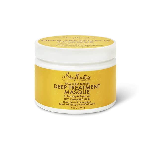 SheaMoisture Deep Treatment Masque for Dry, Damaged or Transitioning Hair Raw Shea Butter with Sea Kelp and Argan Oil 12 oz