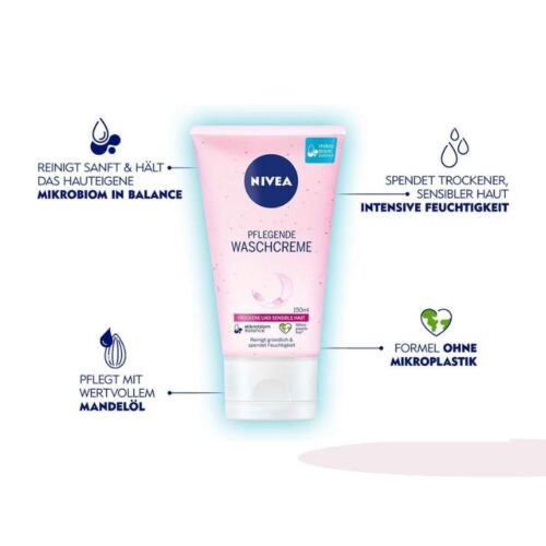 NIVEA Nourishing wash cream with almond oil (150 ml),